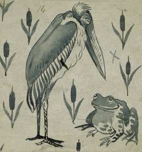 A Pelican and Frog in Conversation